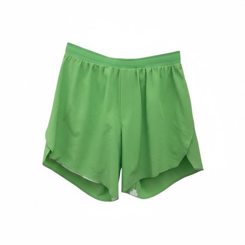 Lululemon Men’s Fast and Free Lined 6” Running Shorts Size Small Scream Green Ne
